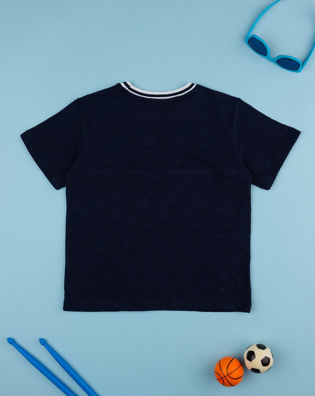 παιδικό t-shirt μπλε με δεινόσαυρο για αγόρι - Prénatal