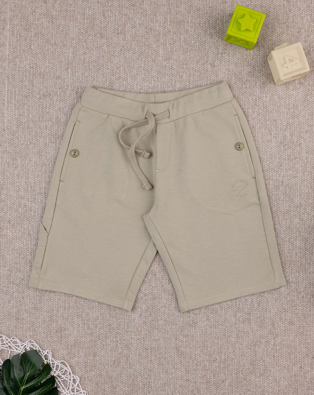 παιδική βερμούδα λαδί dino για αγόρι