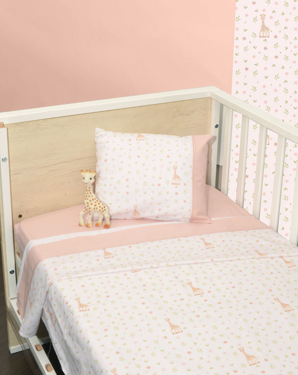 Sophie la girafe σεντόνια κούνιας 3 τεμ 110x170 σχέδιο 502 46-6706/502 - SOPHIE LA GIRAFE
