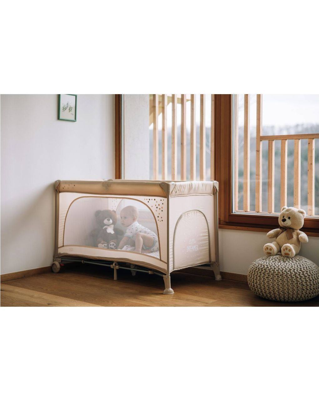 Freeon παρκοκρέβατο nook beige 83044 - Freeon