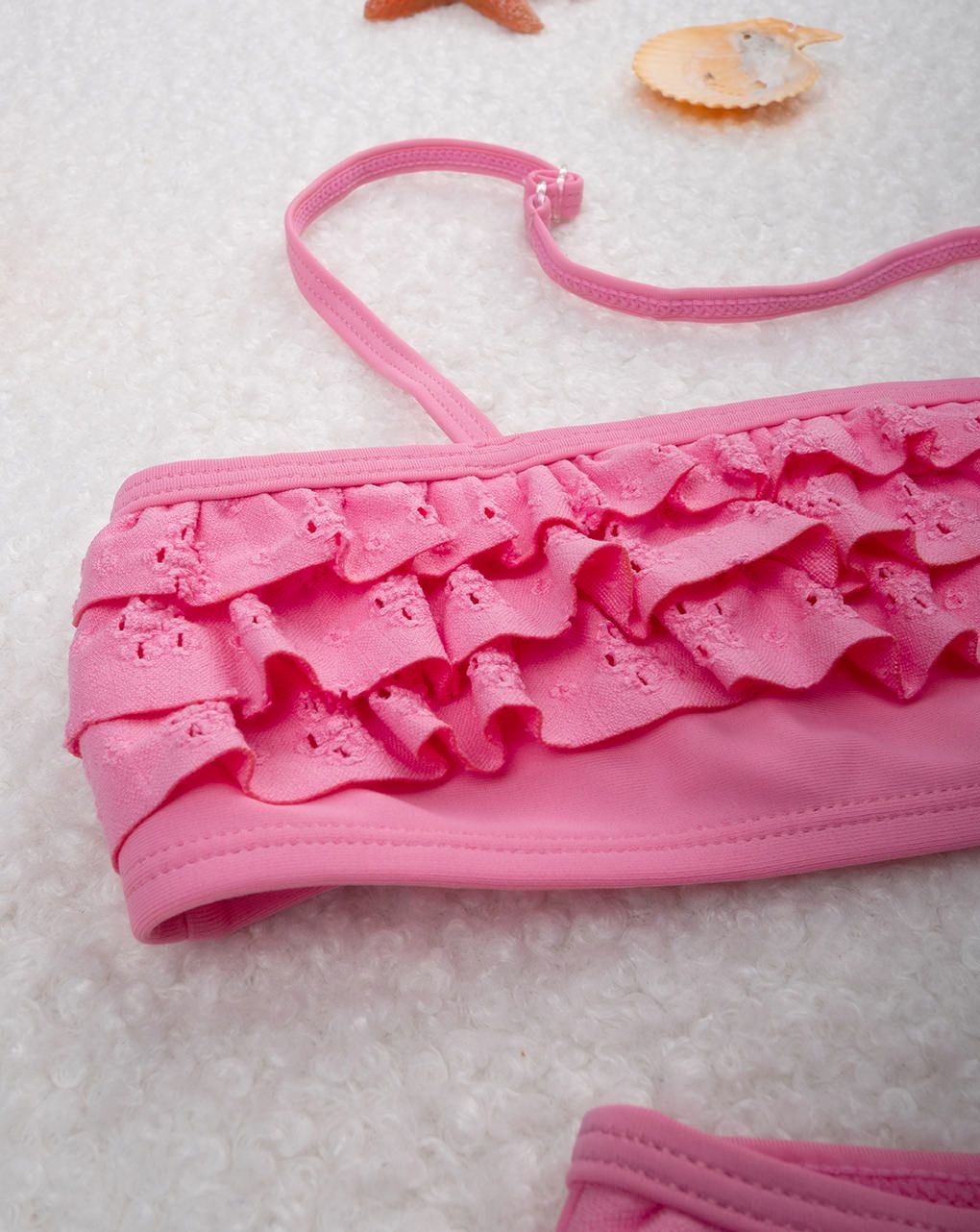 παιδικό μαγιό μπικίνι ροζ sangallo για κορίτσι - Prénatal