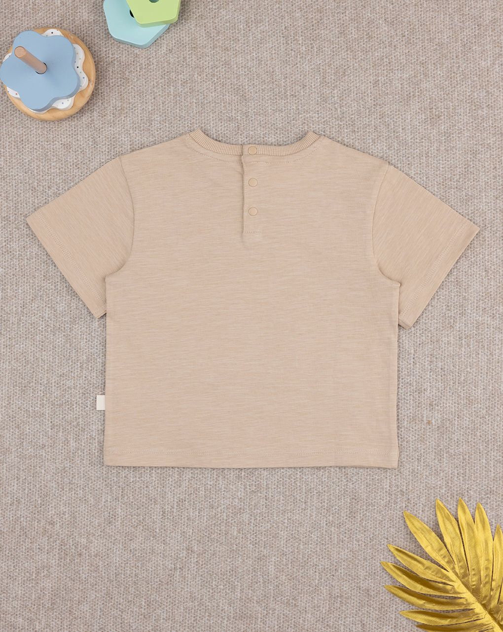 βρεφικό t-shirt καφέ με βάρκα για αγόρι - Prénatal