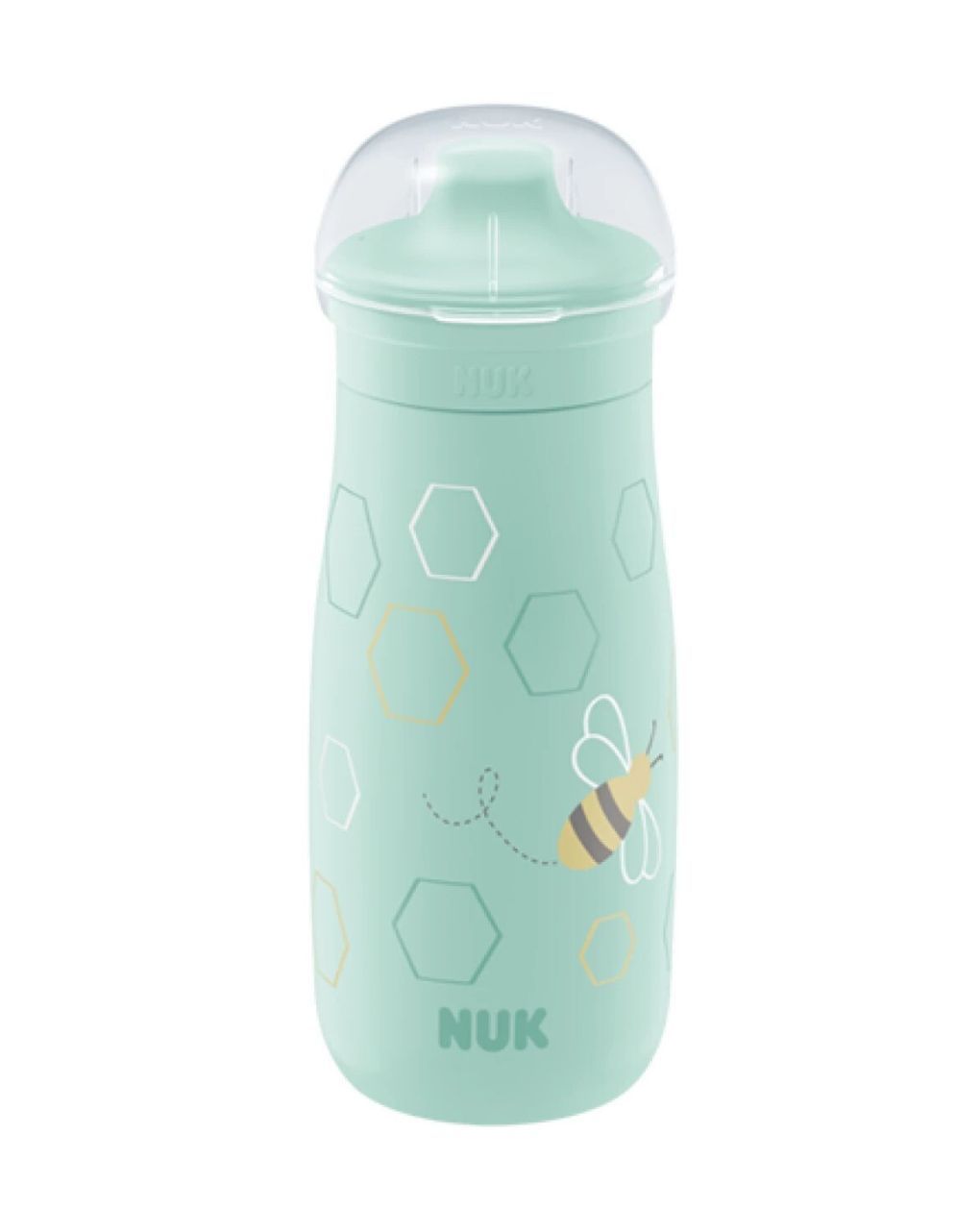 Nuk παγούρι mini-me sip pp 300ml 9m+ μέντα με μέλισσα 10225322