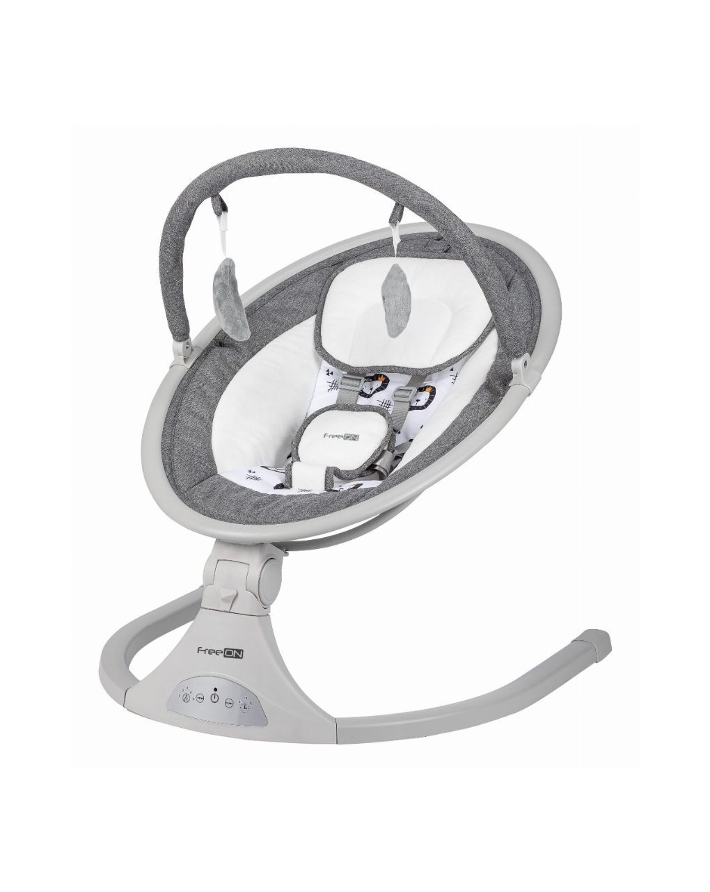 Freeon ηλεκτρικό ρηλάξ elite swing με μουσική grey 84898 - Freeon