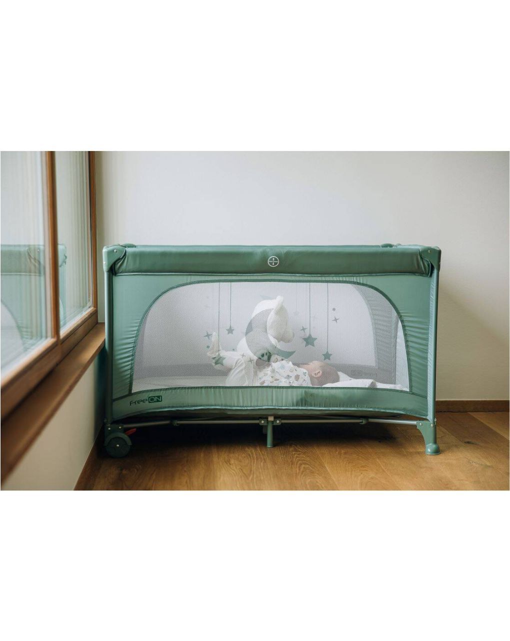 Freeon παρκοκρέβατο nook mint 83051 - Freeon