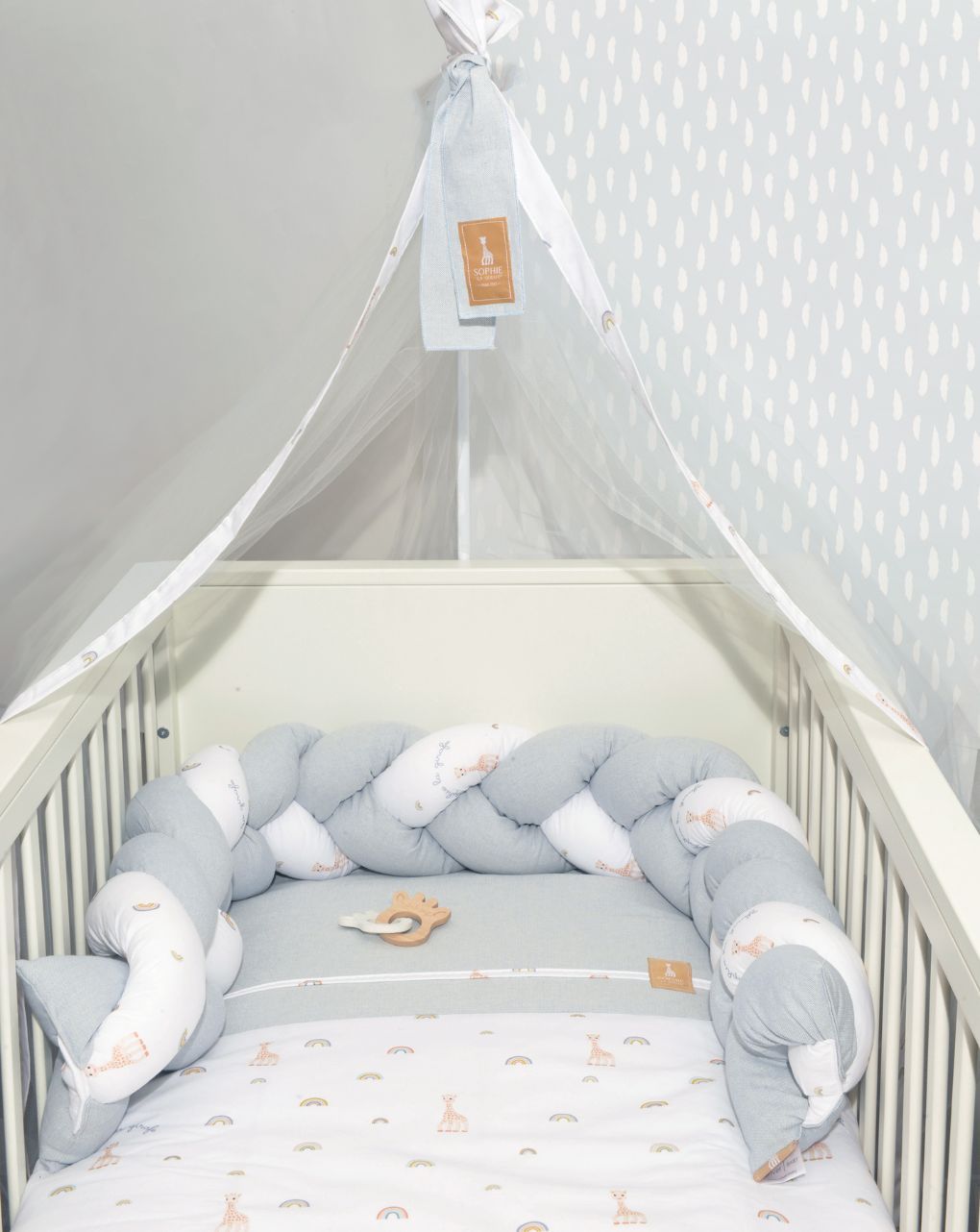 Sophie la girafe σεντόνια κούνιας 3 τεμ 110x170 σχέδιο 501 46-6706/501 - SOPHIE LA GIRAFE