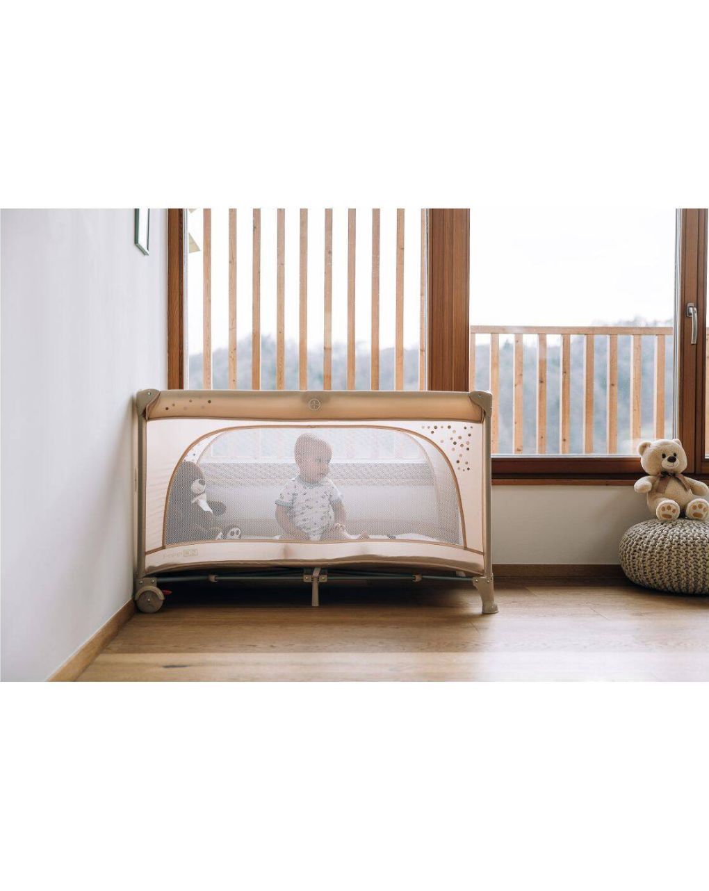 Freeon παρκοκρέβατο nook beige 83044 - Freeon