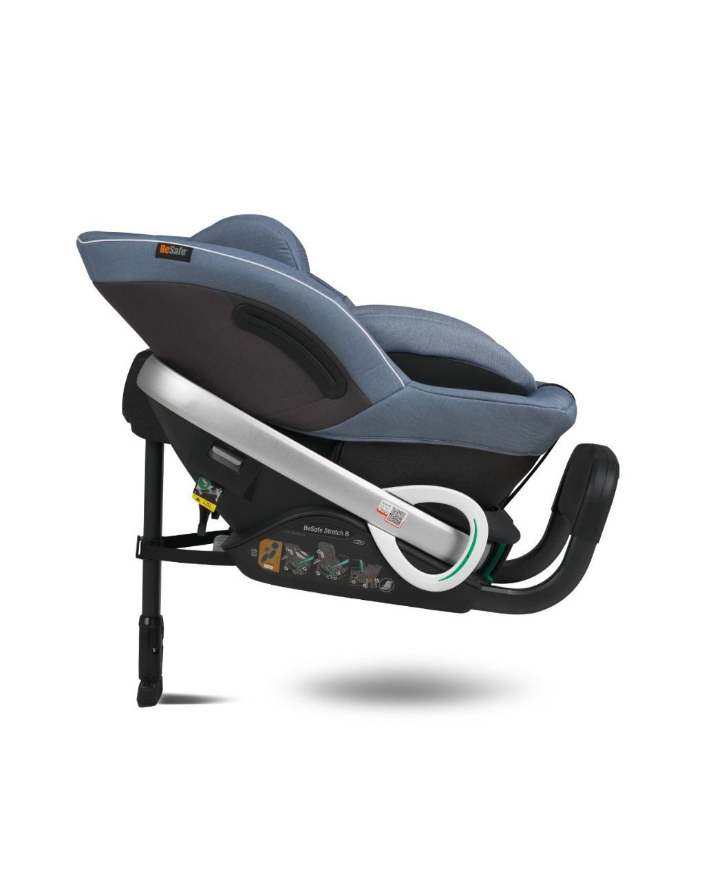 Besafe αντεστραμμένο κάθισμα αυτοκινήτου stretch b i-size (40-125cm) cloud melange 11025670.clm - Be Safe