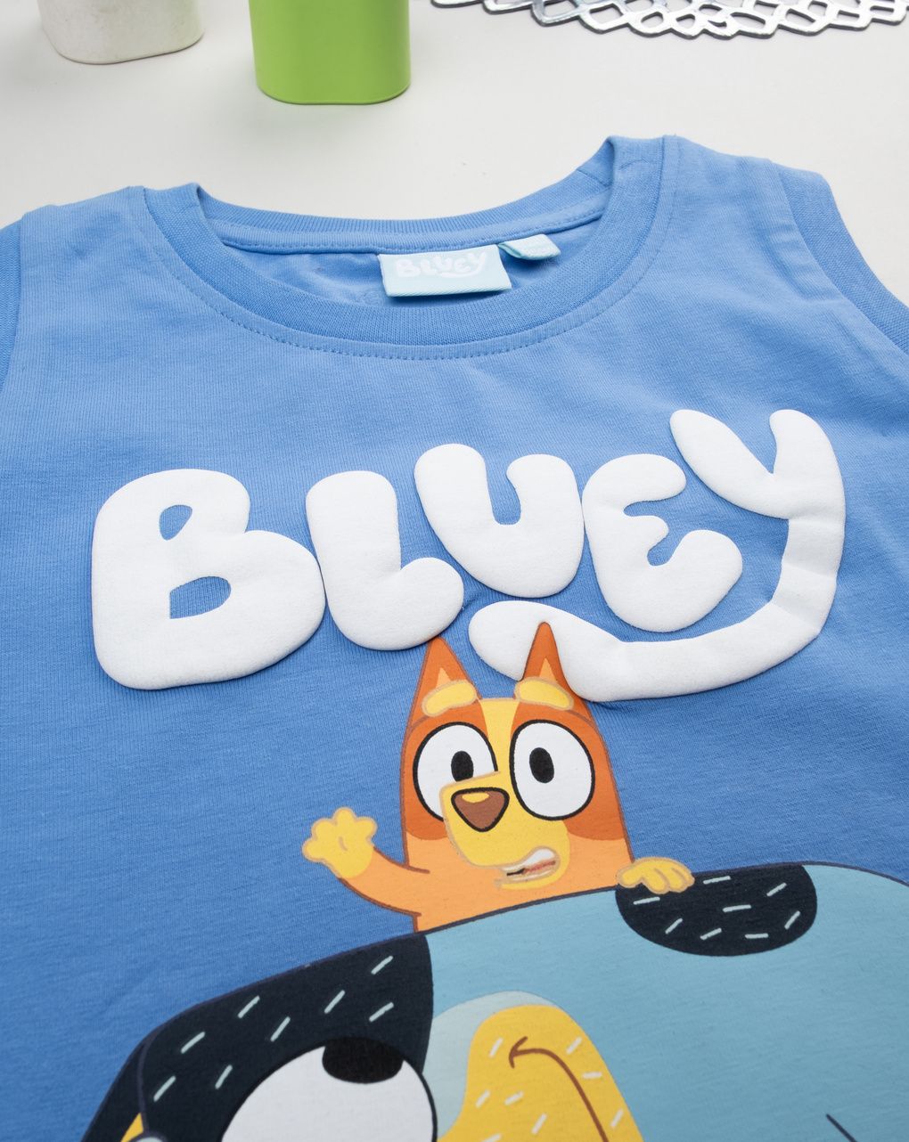 βρεφική αμάνικη μπλούζα μπλε bluey για αγόρι - Prénatal