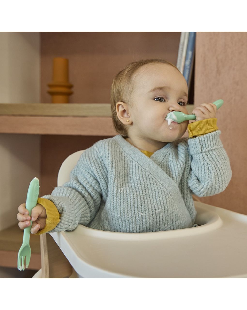 Miniland σετ εύκαμπτα κουταλοπίρουνα ml89665 - Miniland