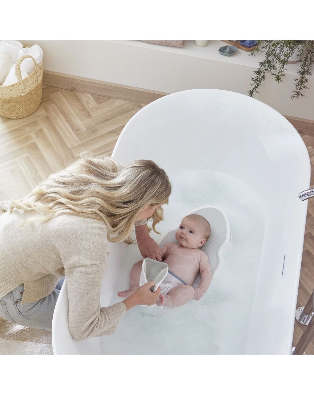 Shnuggle βάση στήριξης μπάνιου μωρού eucalyplus - SHNUGGLE