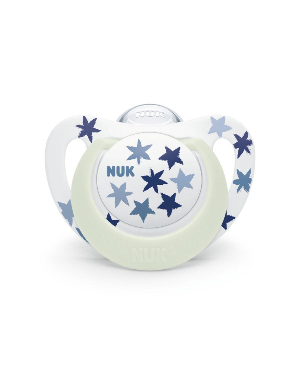 Nuk πιπίλα σιλικόνης star night 18-36m 10739749 (2 σχέδια) - Nuk
