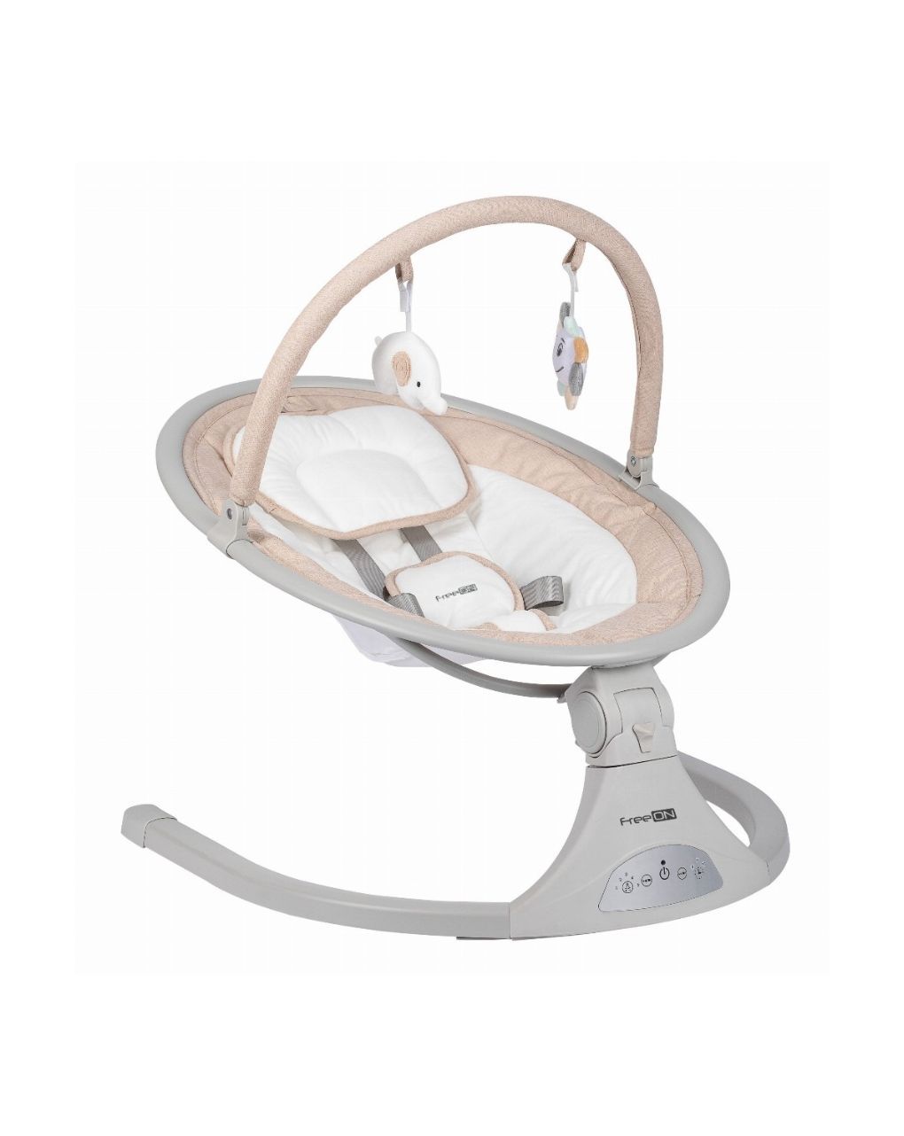 Freeon ηλεκτρικό ρηλάξ elite swing με μουσική beige 84904 - Freeon