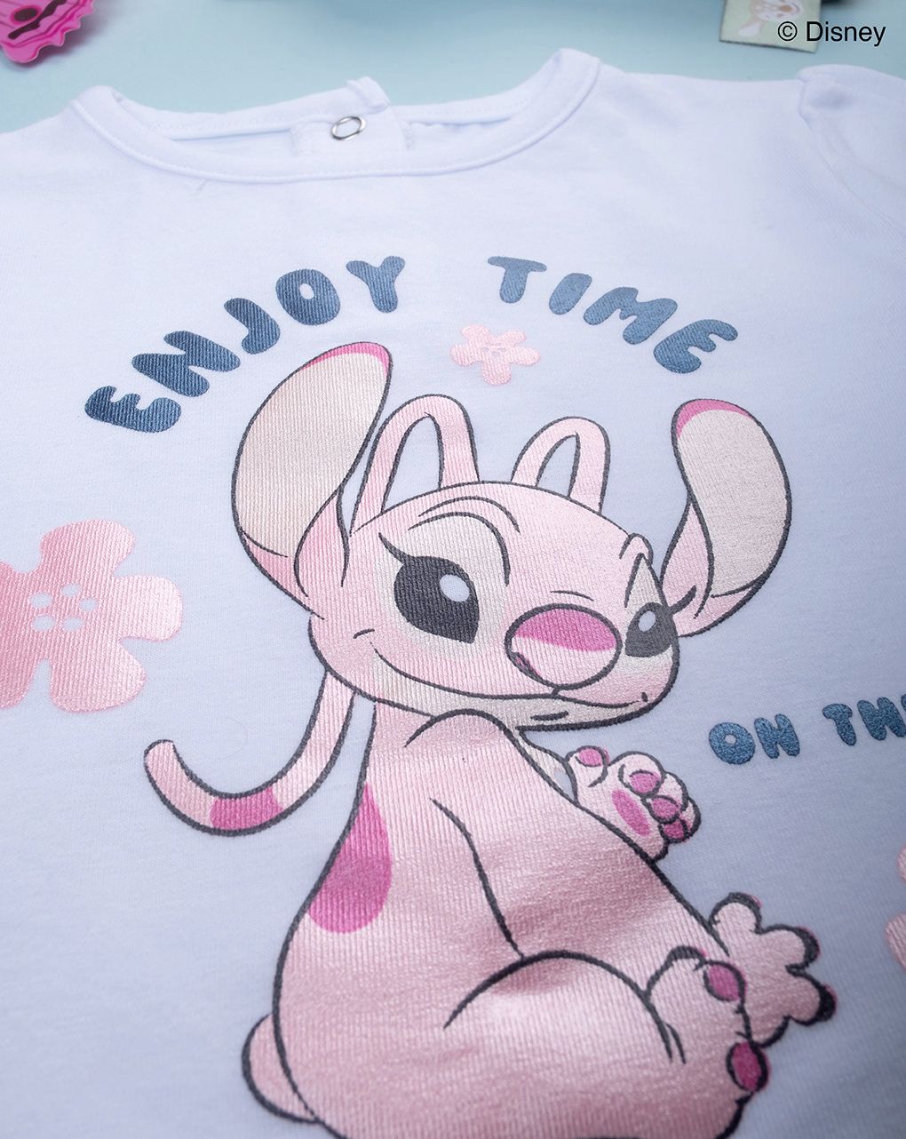 βρεφικό σετ t-shirt και σορτσάκι angel για κορίτσι - Prénatal