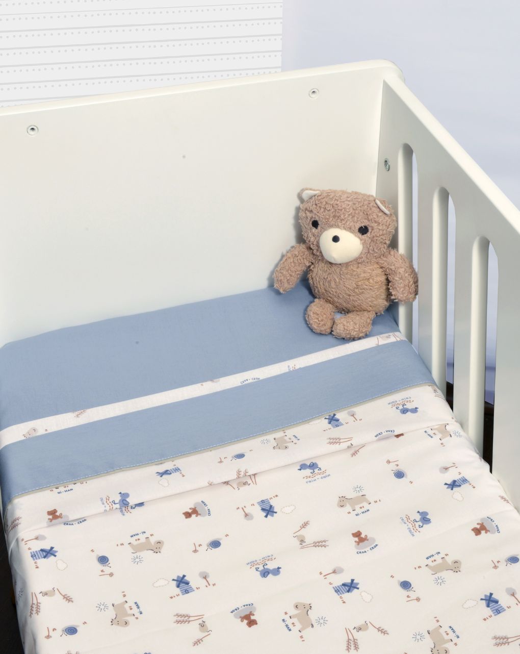 Baby oliver σετ σεντόνια λίκνου 75x110 σχέδιο 414 ραφ 46-6704/414 - Baby Oliver