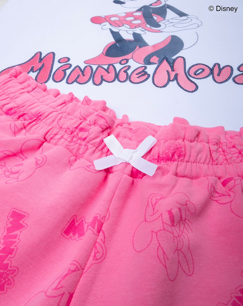 παιδικό σετ t-shirt και σορτσάκι minnie για κορίτσι - Prénatal
