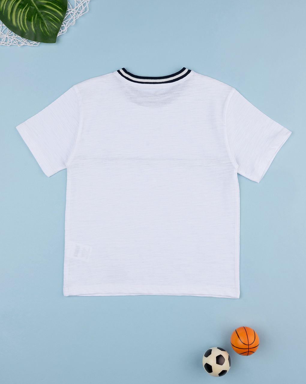 παιδικό t-shirt λευκό με δεινόσαυρο για αγόρι - Prénatal