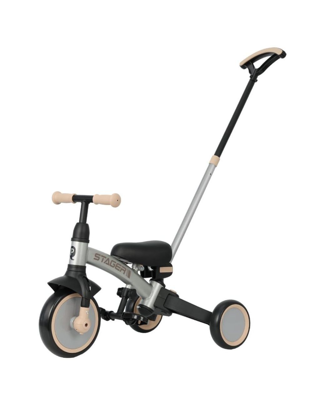 Qplay ποδήλατο τρίκυκλο stager 3in1 silver 01-1212075-04 - QPLAY