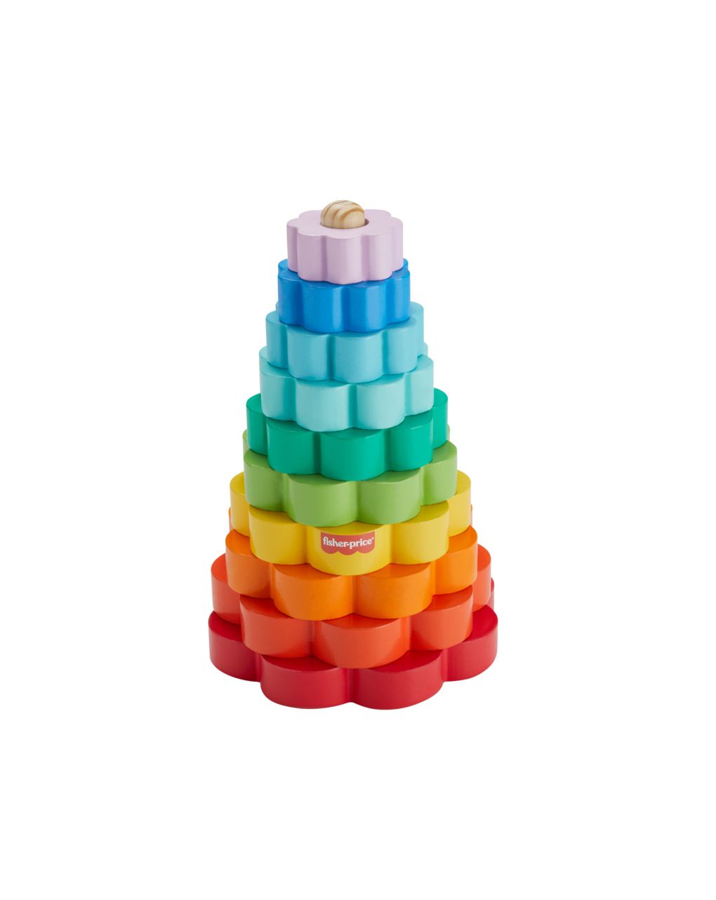 Mattel fisher-price ξύλινη πυραμίδα hxt77 - Fisher-Price