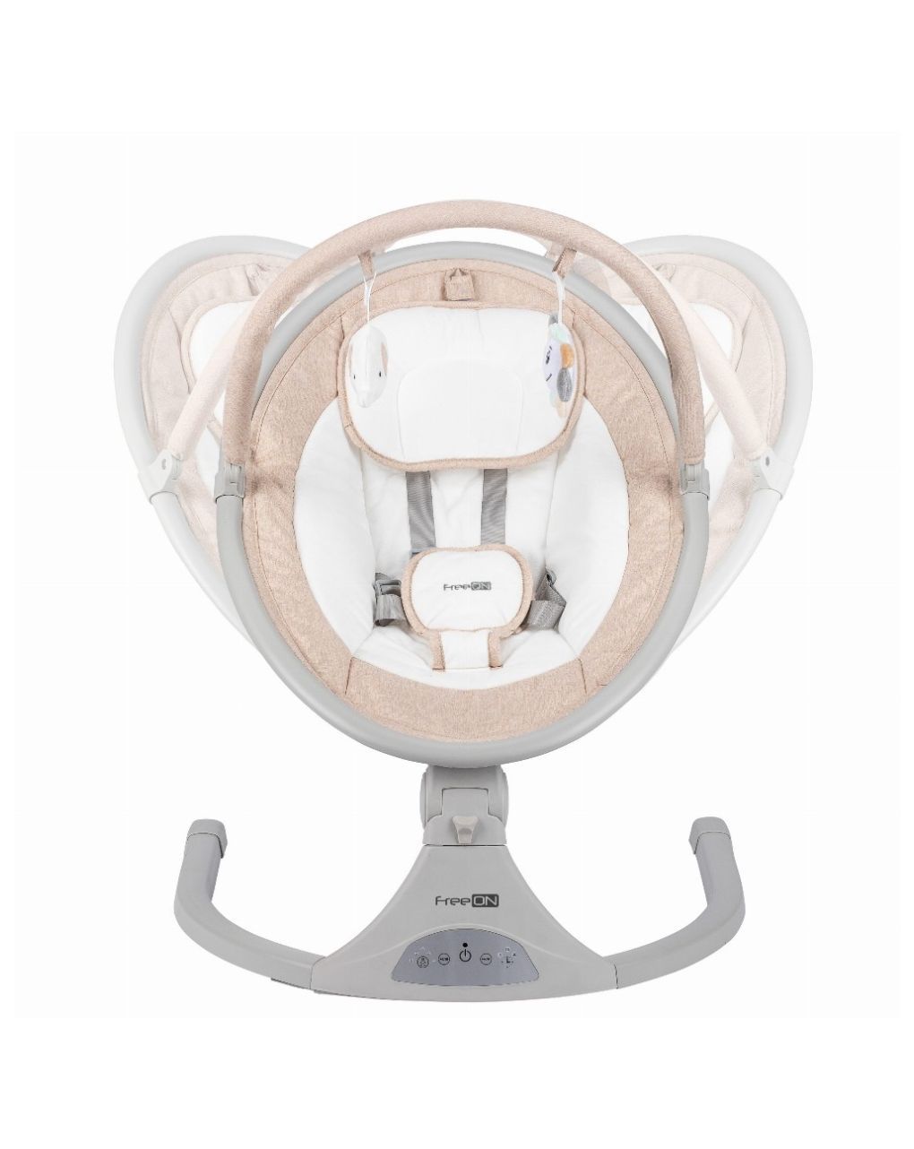 Freeon ηλεκτρικό ρηλάξ elite swing με μουσική beige 84904 - Freeon