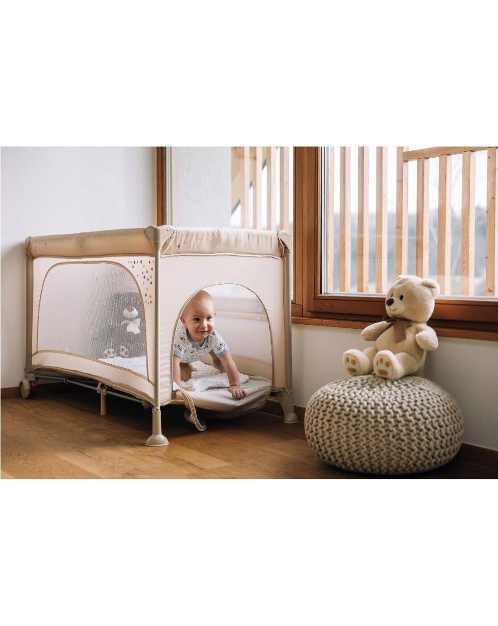 Freeon παρκοκρέβατο nook beige 83044 - Freeon