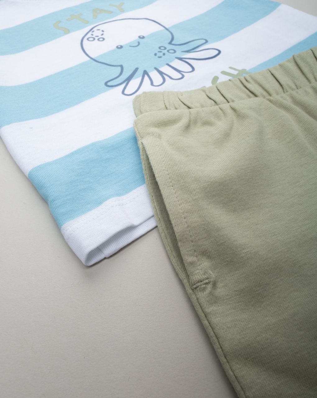 βρεφικό σετ t-shirt και σορτσάκι stay fresh για αγόρι - Prénatal