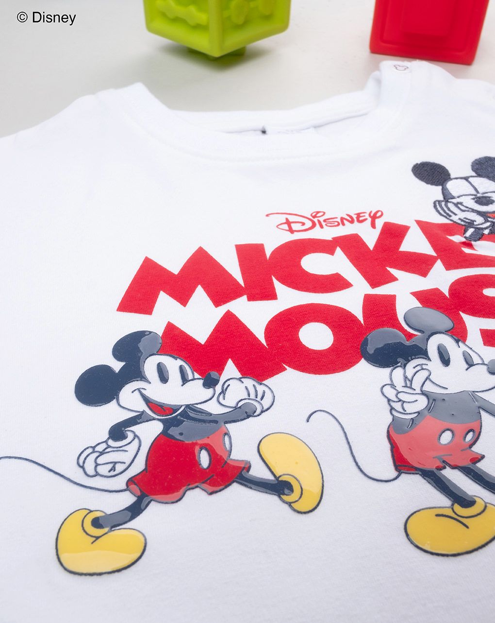 βρεφικό t-shirt λευκό mickey για αγόρι - Prénatal