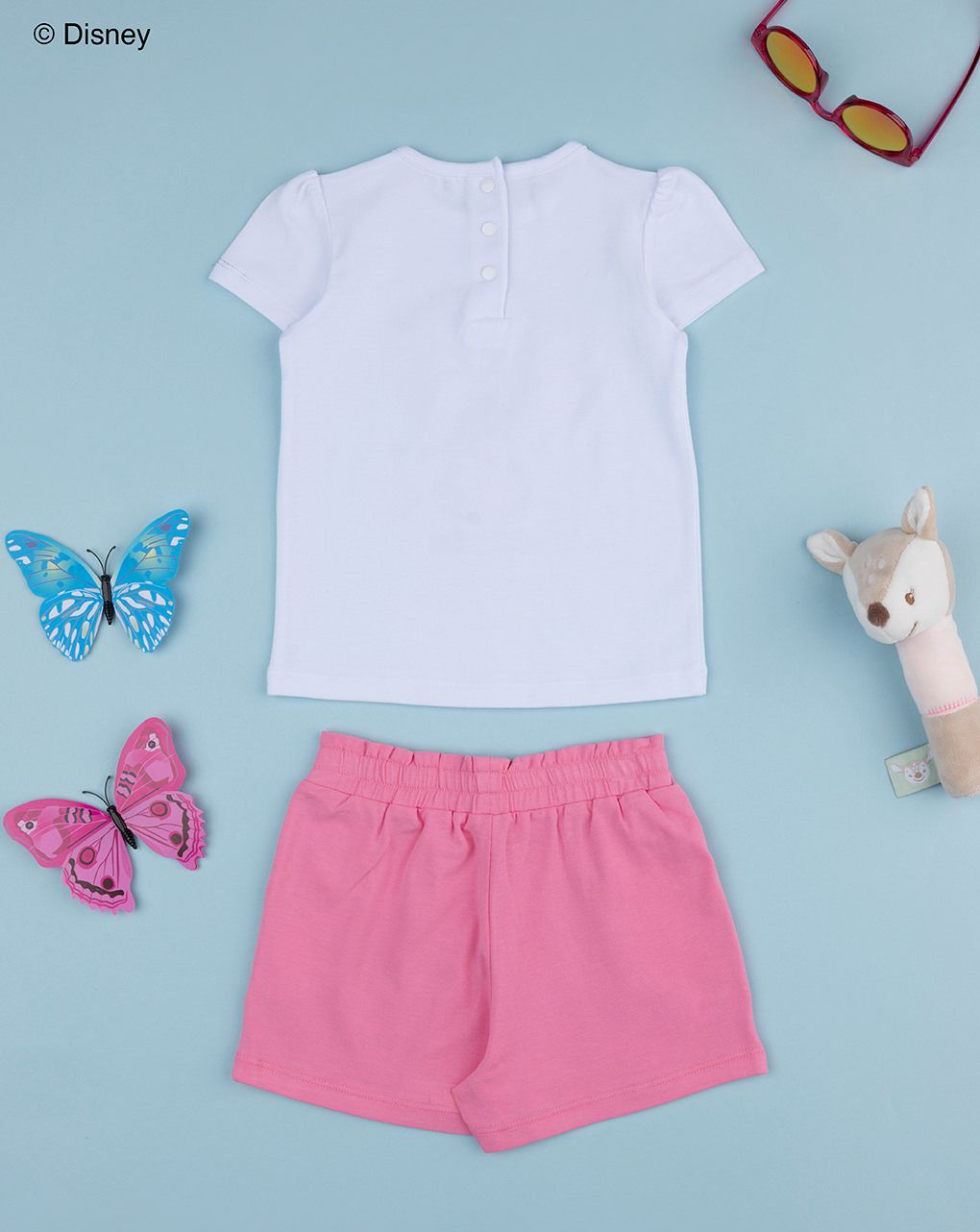 βρεφικό σετ t-shirt και σορτσάκι angel για κορίτσι - Prénatal