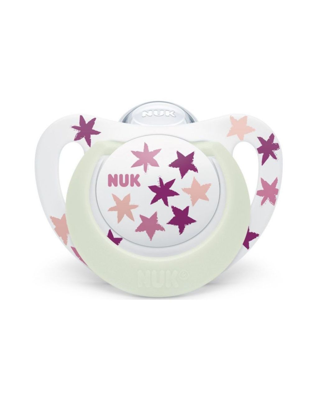 Nuk πιπίλα σιλικόνης star night 18-36m 10739749 (2 σχέδια) - Nuk