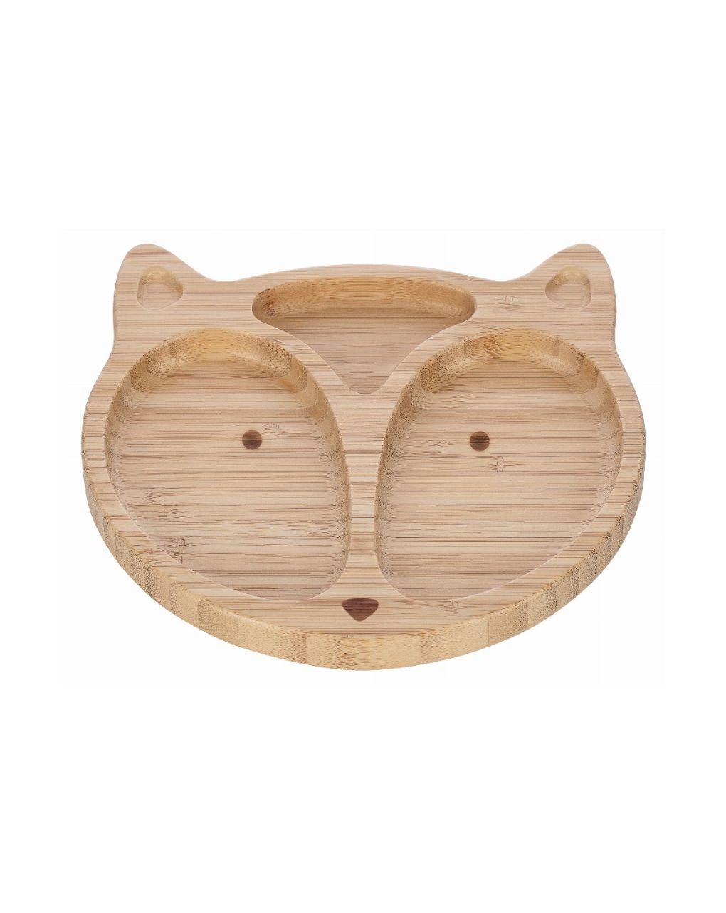 Freeon πιάτο bamboo με χωρίσματα και αντιολισθητική βεντούζα fox 82856