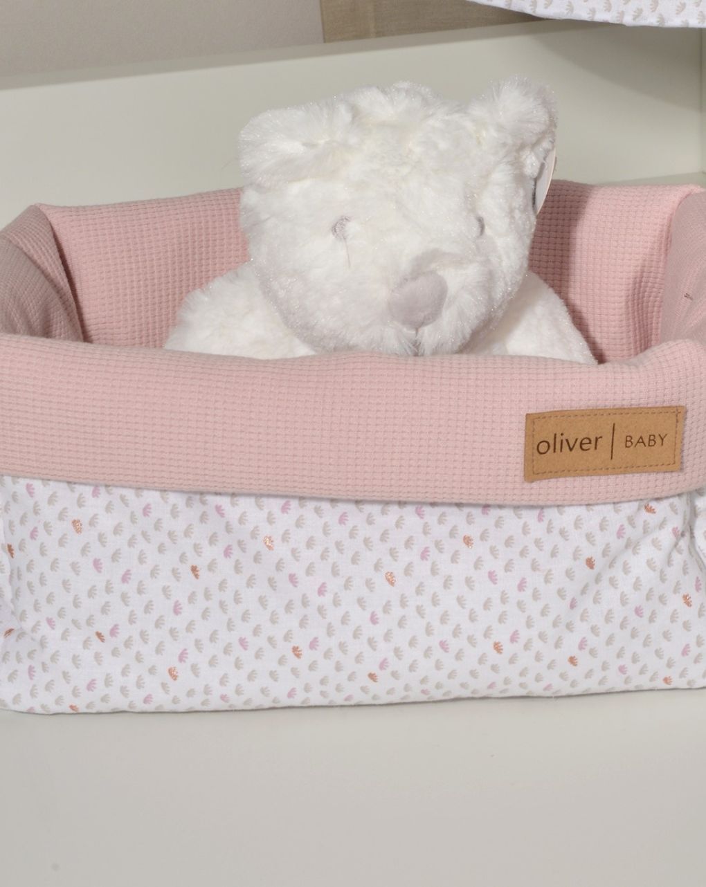 Baby oliver καλάθι αποθήκευσης διπλής όψης σχέδιο 402 ροζ 46-6712/402 - Baby Oliver