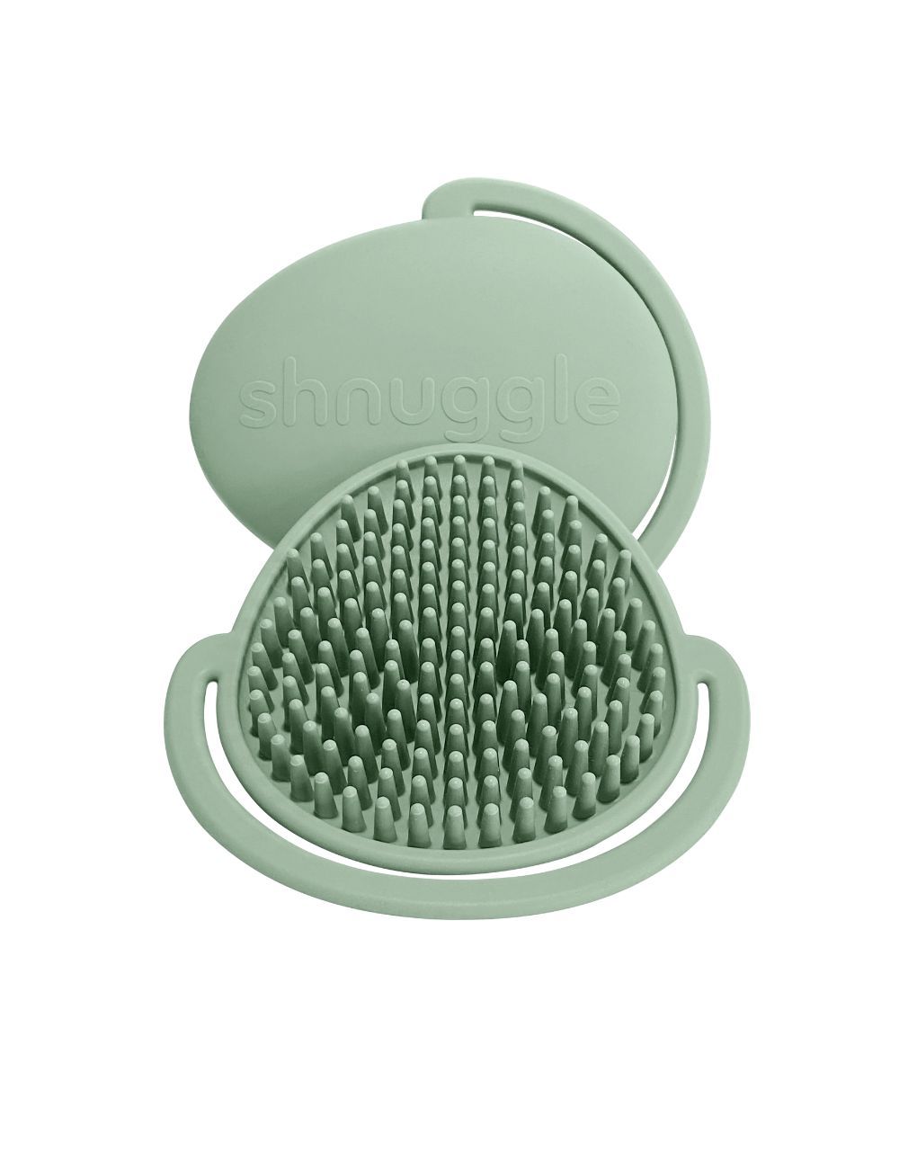 Shnuggle βρεφική βούρτσα μπάνιου σιλικόνης eucalyplus