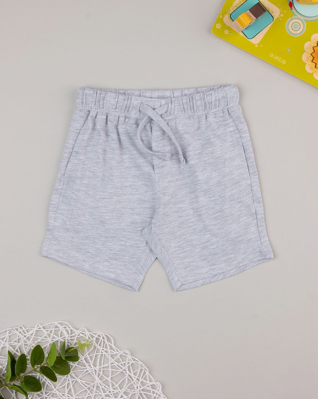 βρεφική βερμούδα γκρι για αγόρι