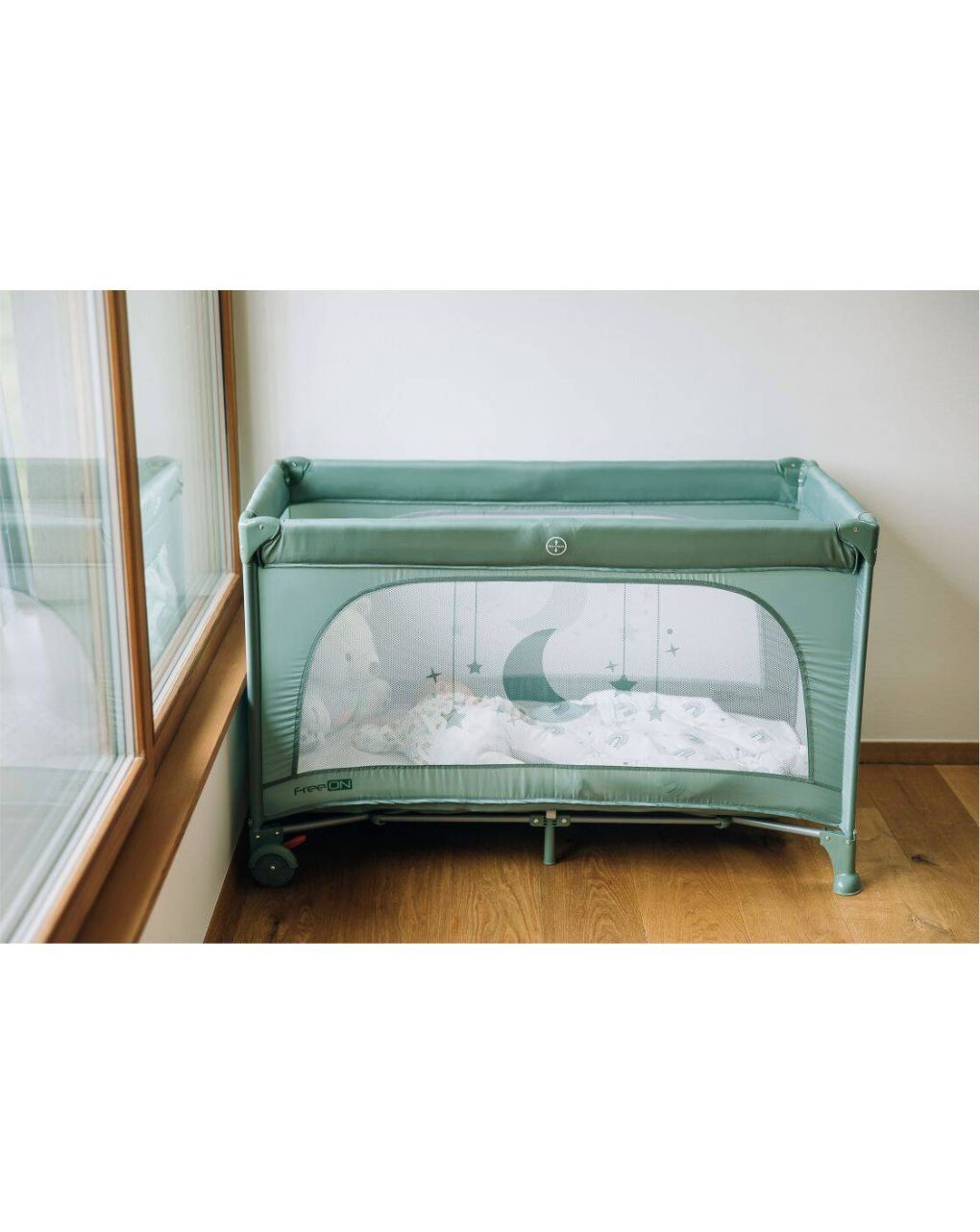 Freeon παρκοκρέβατο nook mint 83051 - Freeon