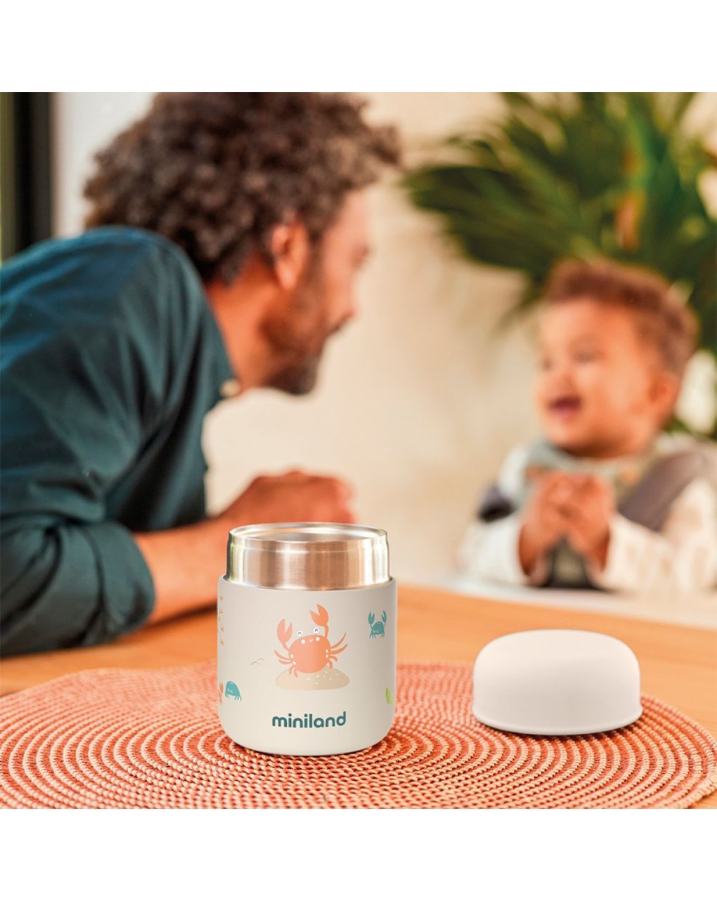 Miniland mini θερμός φαγητού 280ml ocean crab ml89643 - Miniland