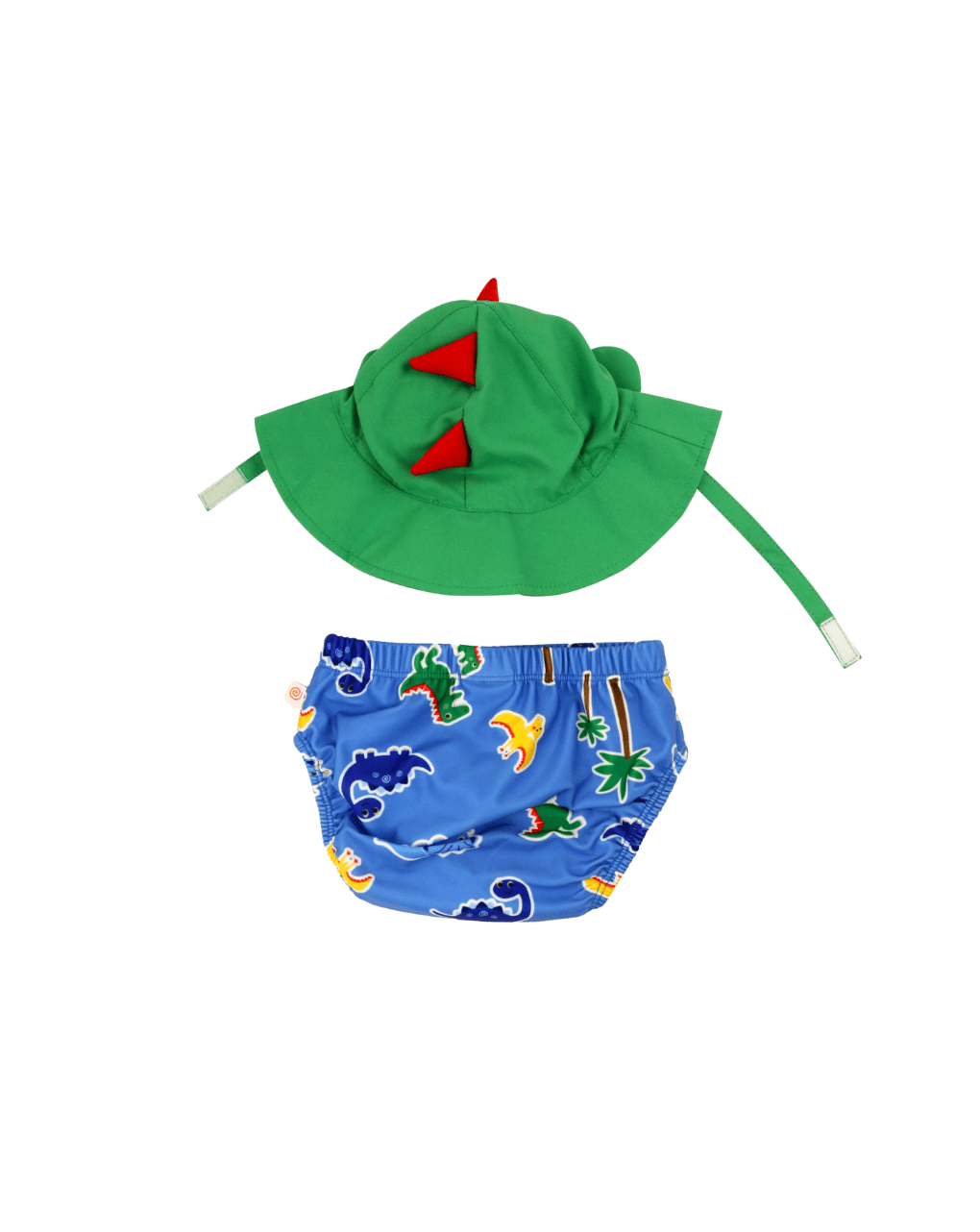 Zoocchini σετ μαγιό και καπέλο upf50+ devin the dino & friends 6-24 μηνών zoo12017 - Zoocchini