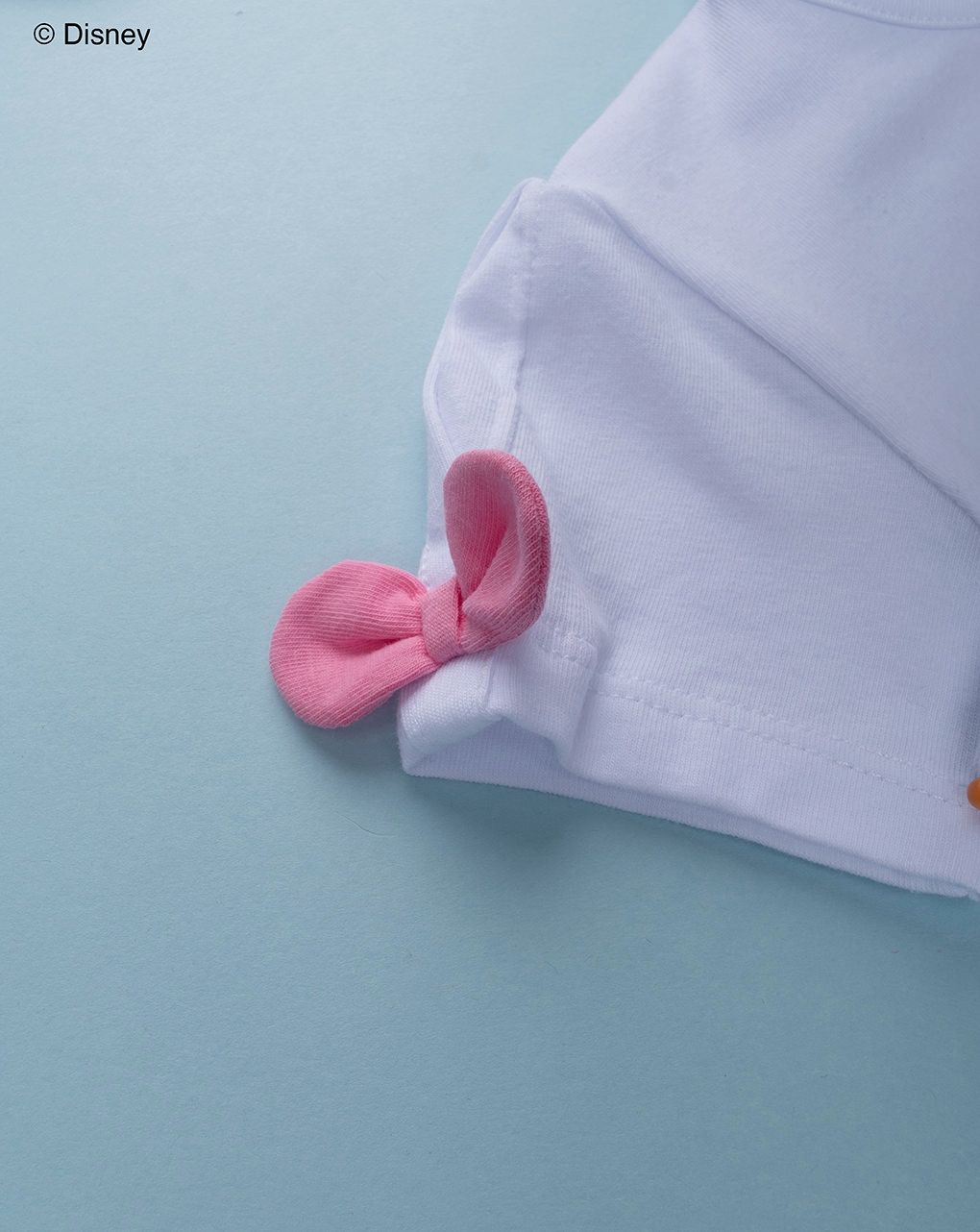 βρεφικό t-shirt λευκό stitch & angel για κορίτσι - Prénatal