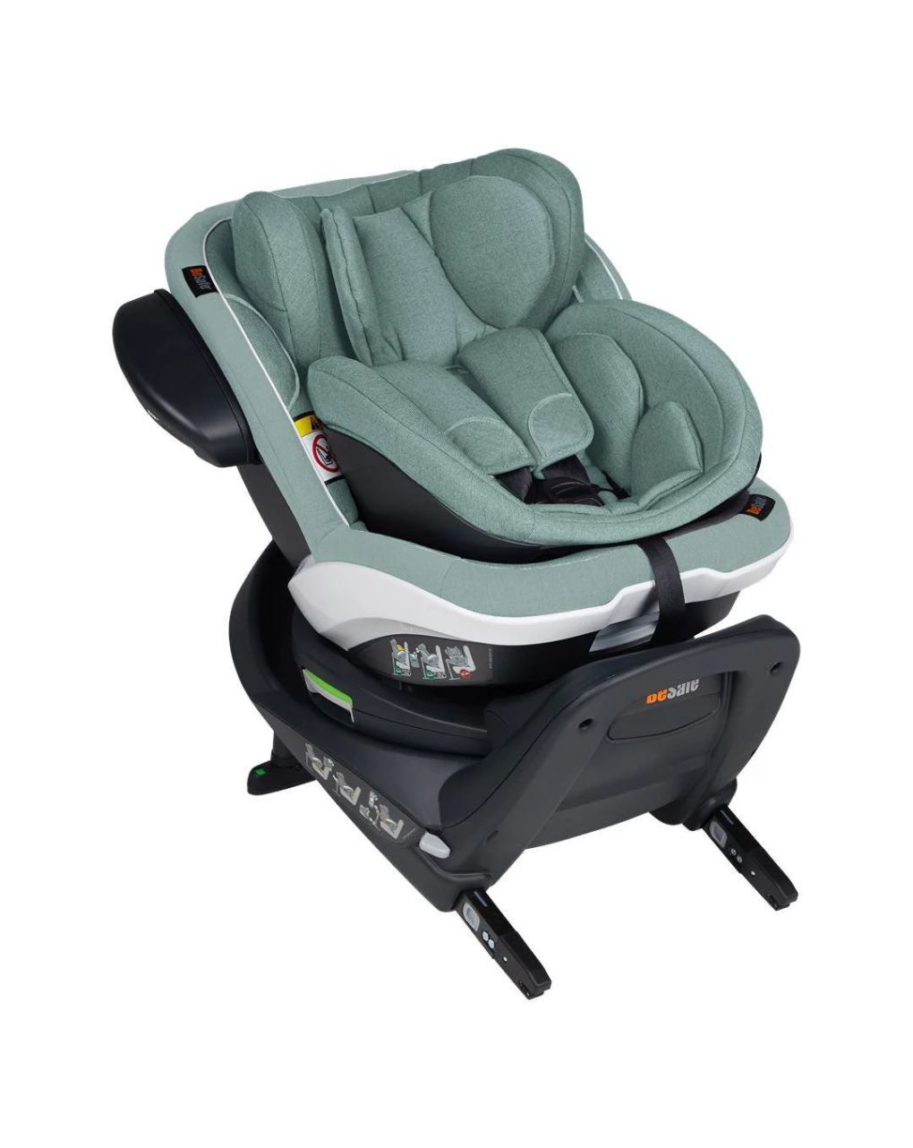 Besafe κάθισμα αυτοκινήτου izi twist b i-size (40-105cm) sea green melange 11007221.sgm - Be Safe