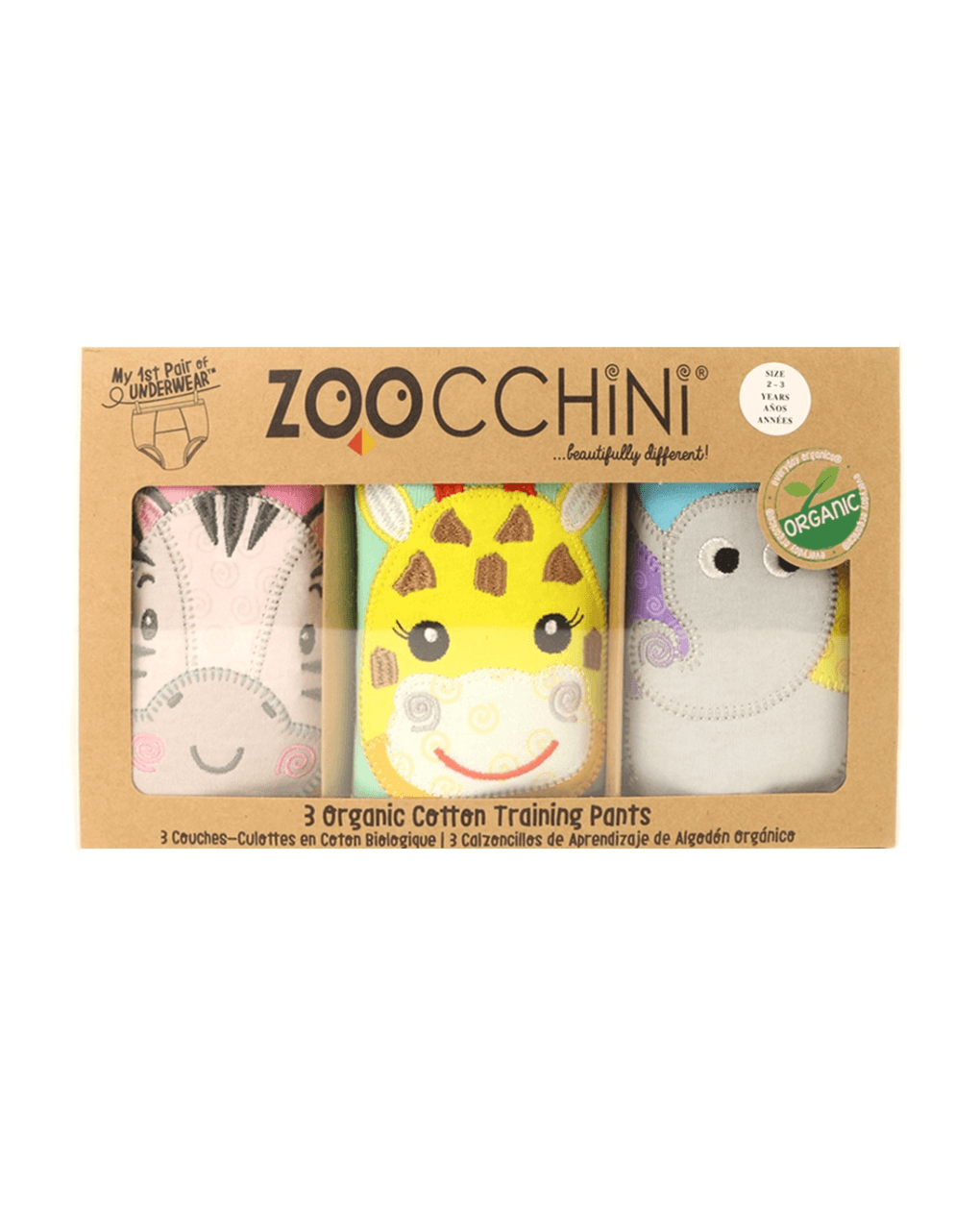 Zoocchini εκπαιδευτικά βρακάκια zoo friends zoo13014