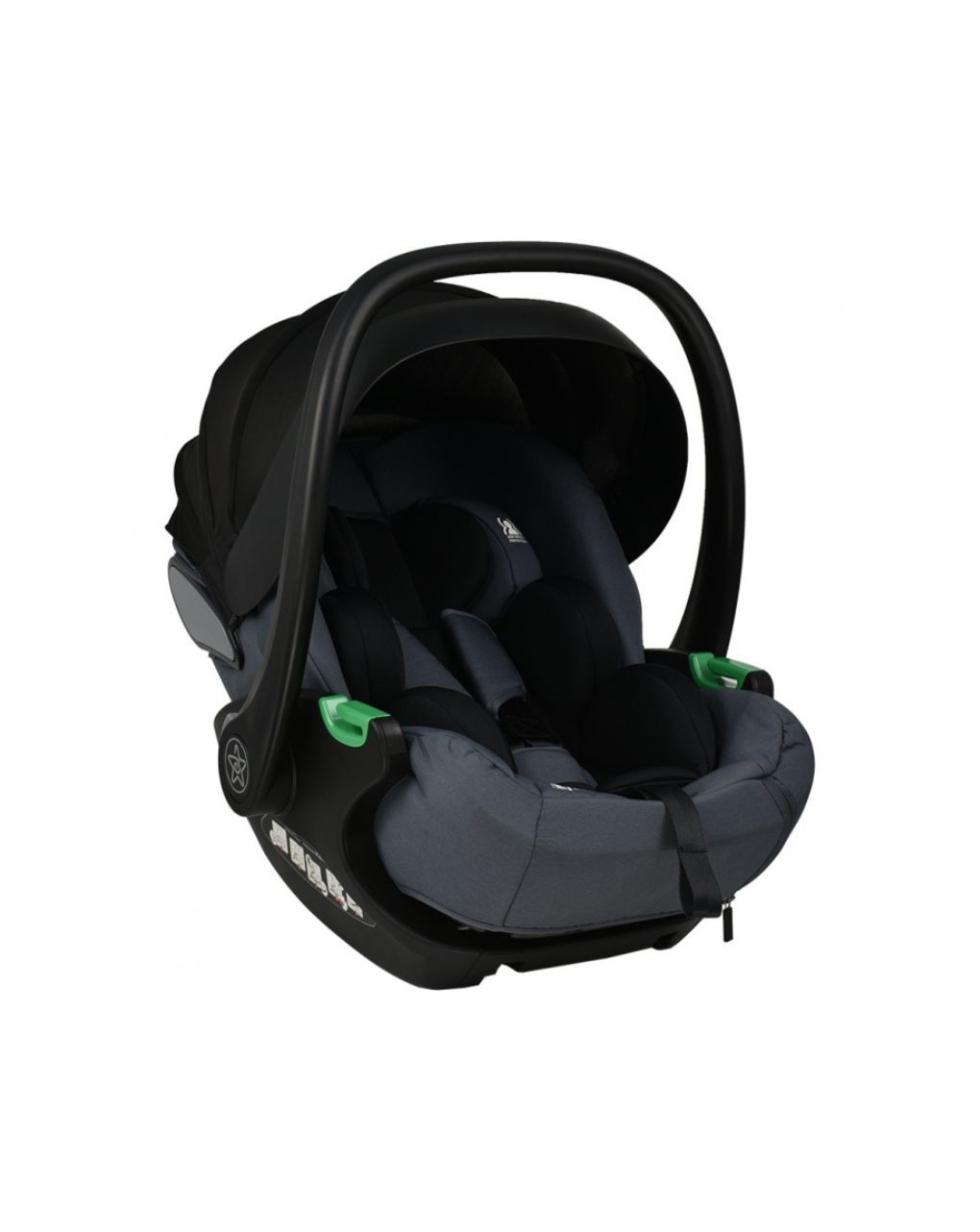 Bebe stars κάθισμα αυτοκινήτου baby i-size (40-87cm) grey 004-188