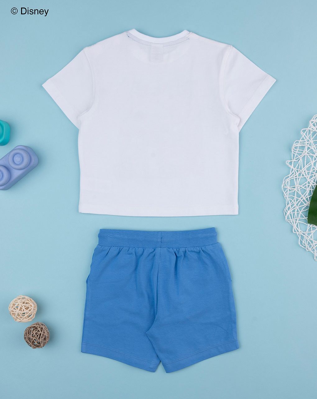 βρεφικό σετ t-shirt και σορτσάκι stitch για αγόρι - Prénatal