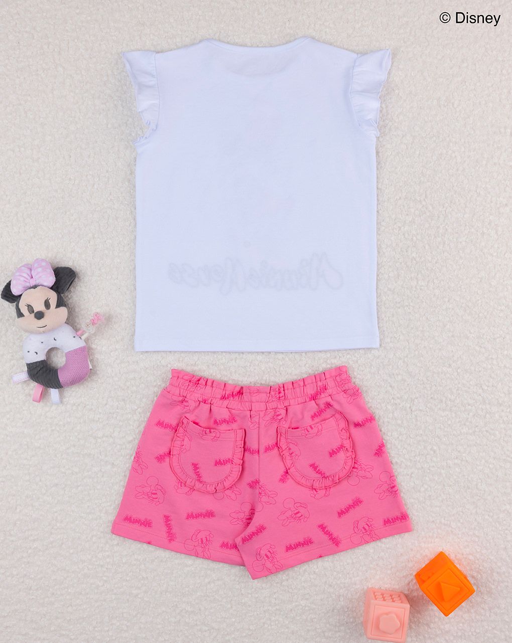 παιδικό σετ t-shirt και σορτσάκι minnie για κορίτσι - Prénatal