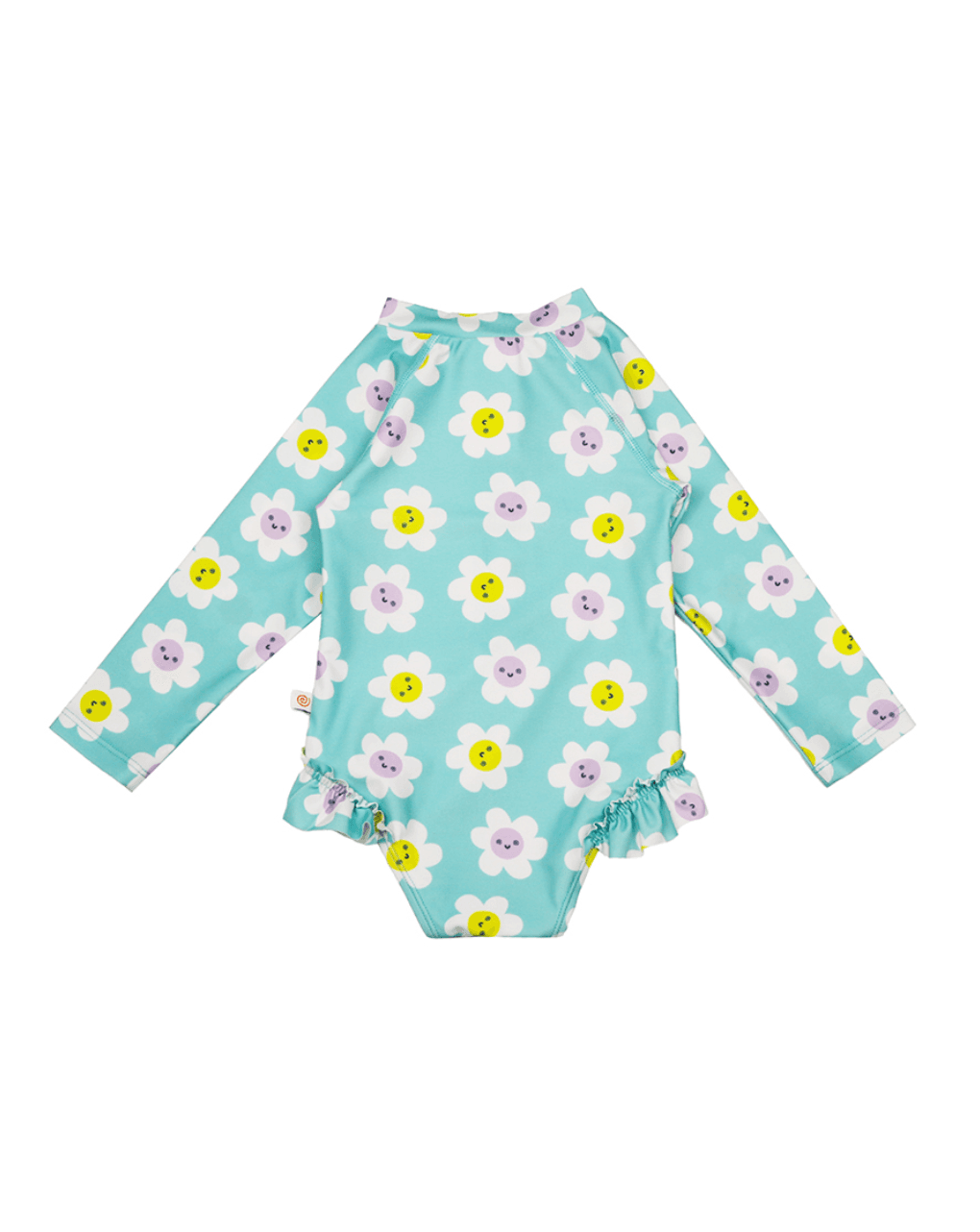 Zoocchini ολόσωμο μαγιό με μανίκια uv daisy 6 μηνών - 4 ετών zoo12601 - Zoocchini