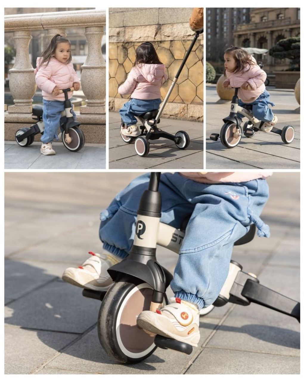 Qplay ποδήλατο τρίκυκλο stager 3in1 green 01-1212075-01 - QPLAY