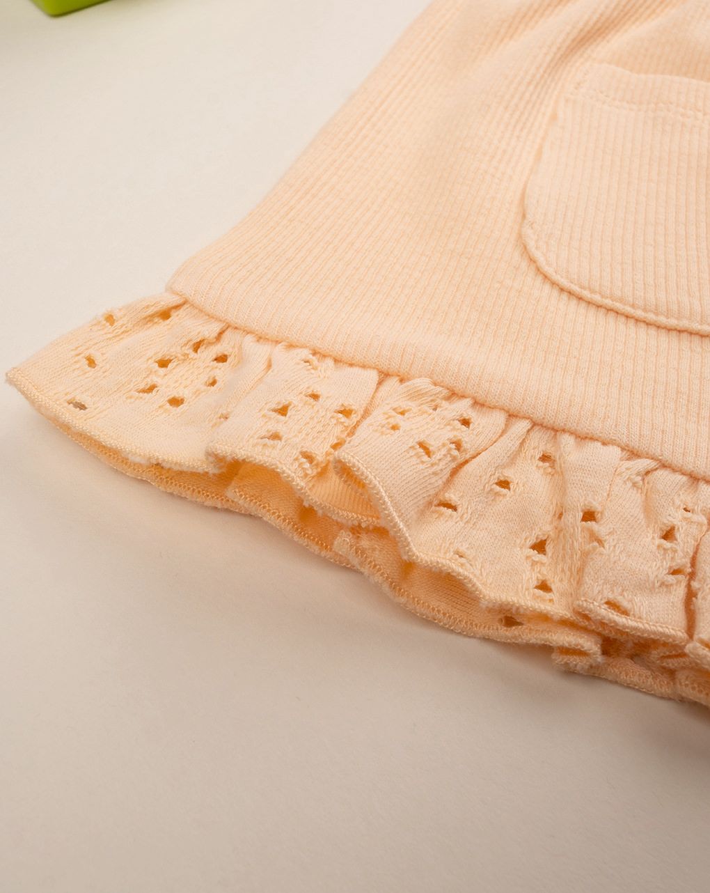 βρεφικό σορτσάκι ριμπ πορτοκαλί sangallo για κορίτσι - Prénatal