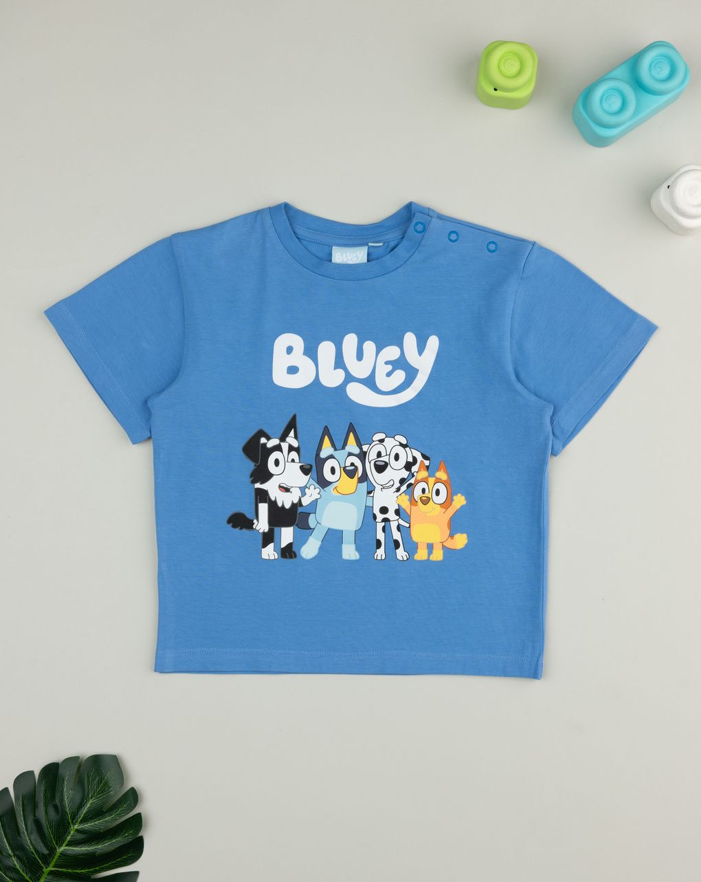βρεφικό t-shirt μπλε bluey για αγόρι