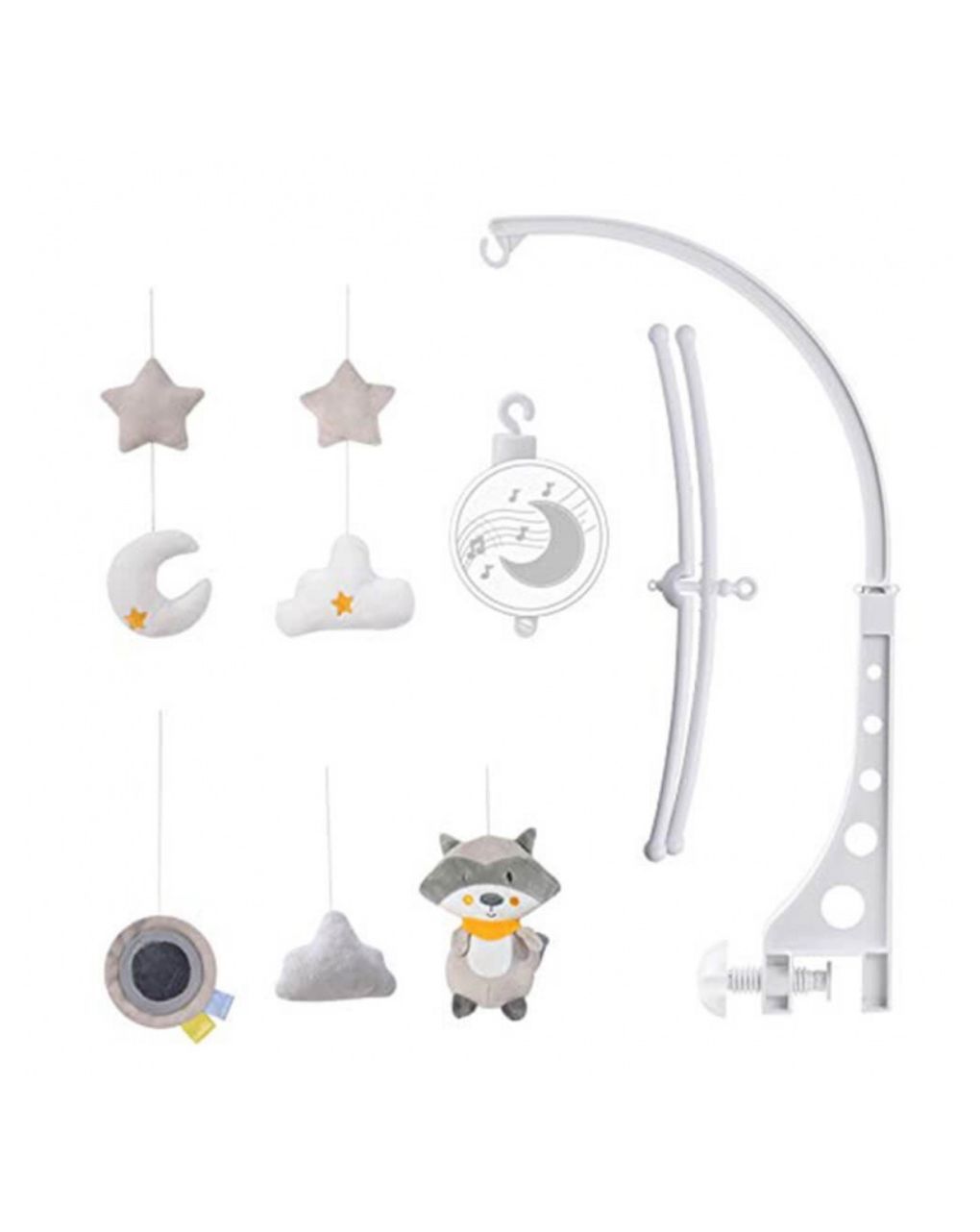 Bebe stars μουσικό κρεβατιού raccoon 854-186 - Bebe Stars