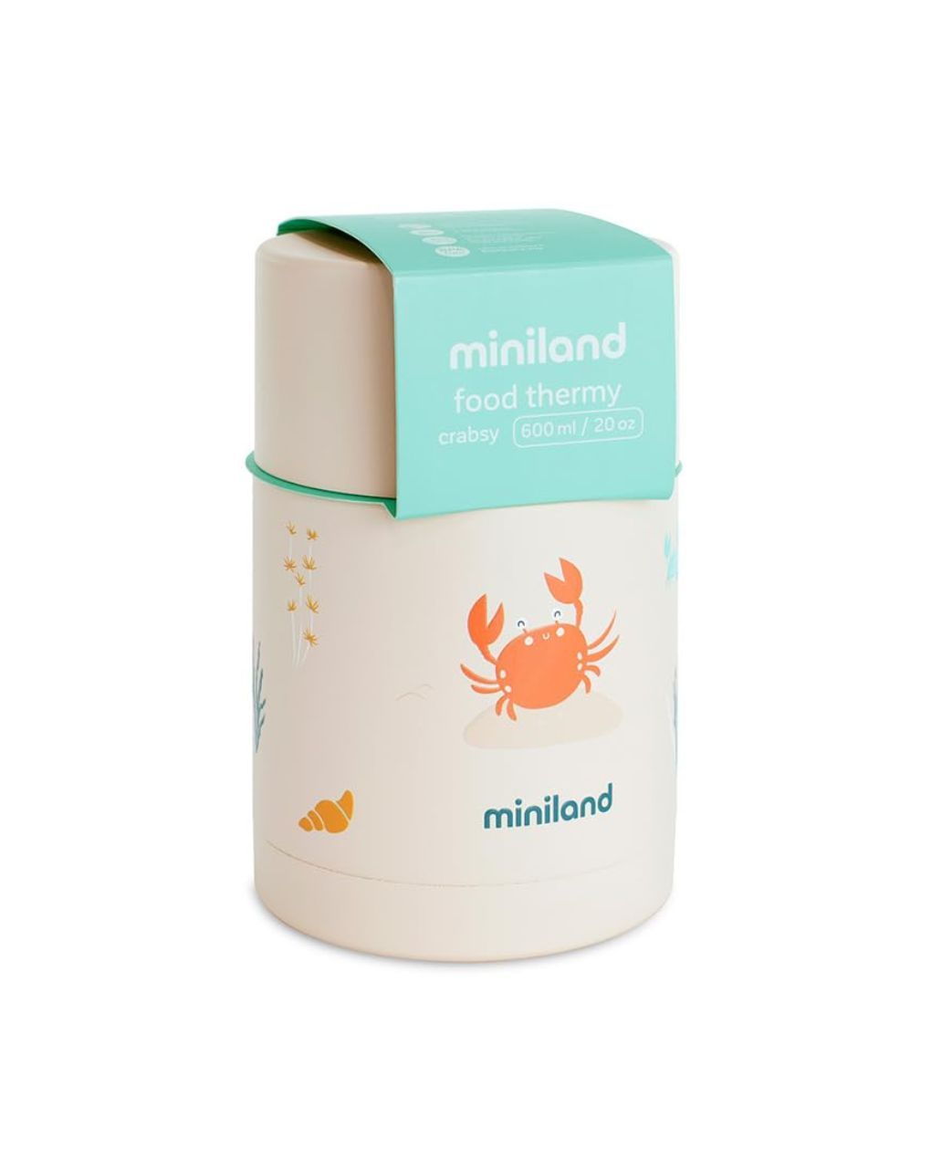 Miniland mini θερμός φαγητού 600ml ocean crab ml89642 - Miniland