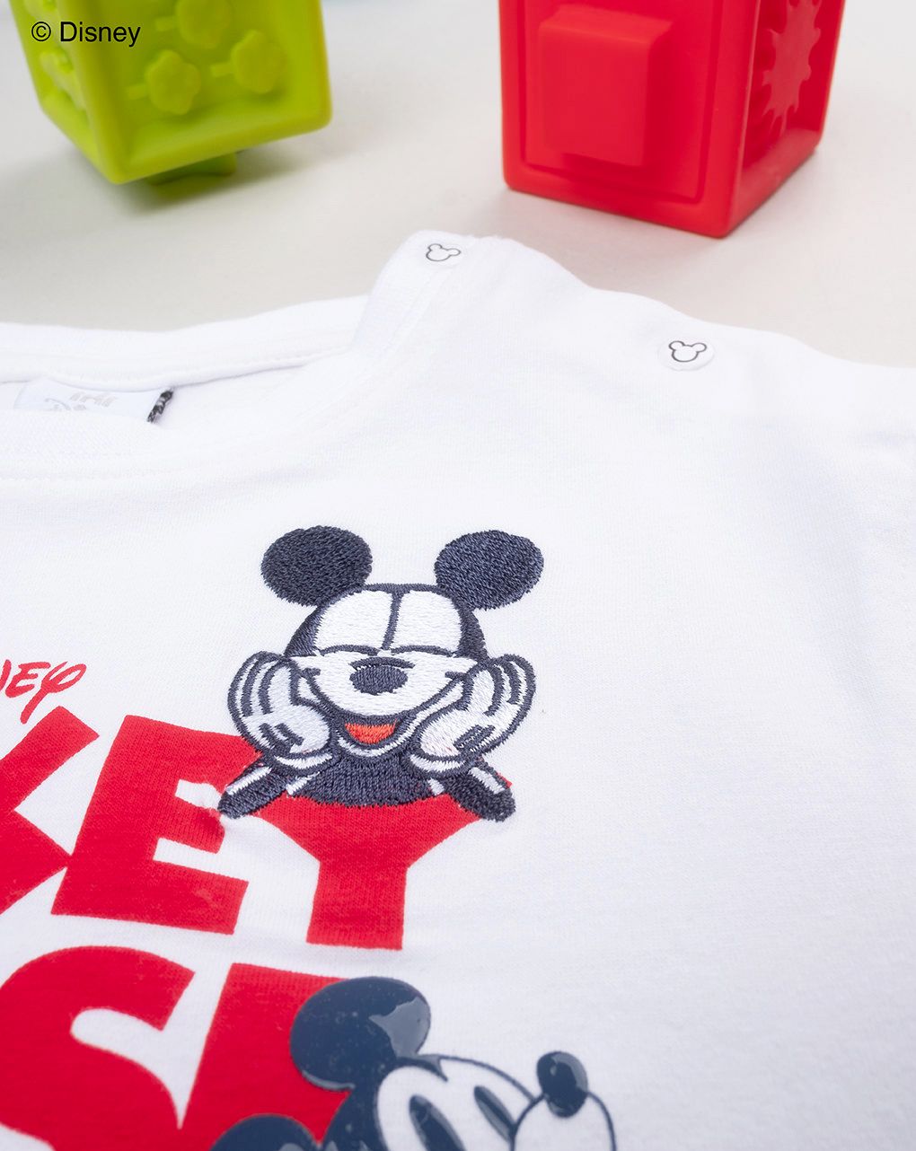 βρεφικό t-shirt λευκό mickey για αγόρι - Prénatal