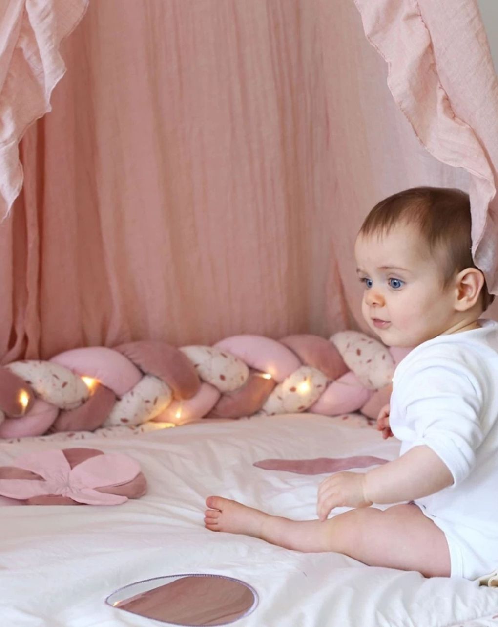 Trois kilos sept υφασμάτινη κουνουπιέρα σάπιο μήλο με βολάν 55-8075077 - TROIS KILOS SEPT